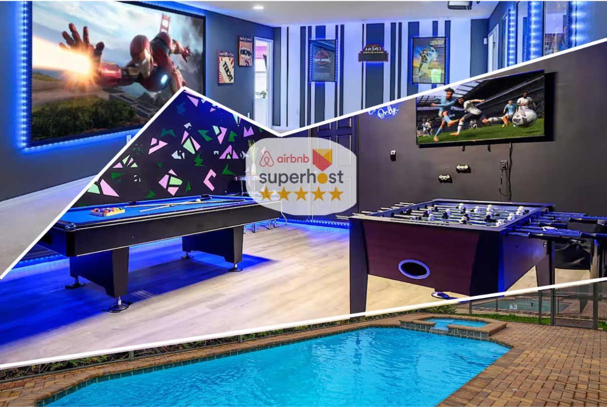 8Br Resort Home W Pool Hot Tub And Theatre Loft Kissimmee Zewnętrze zdjęcie